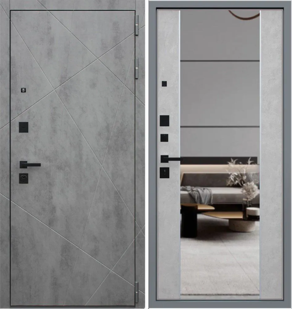 Фото Дверь Дуэт Б с зеркалом DIS006689